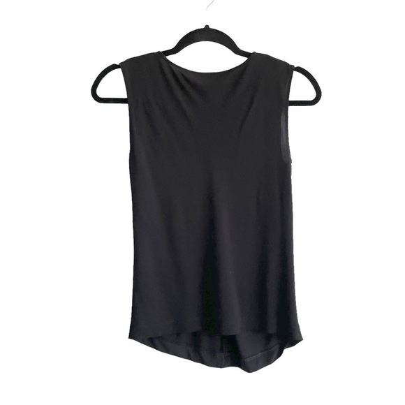 AKRIS Punto Sleeveless Blouse Tank Top Black 6 - Picture 3 of 6